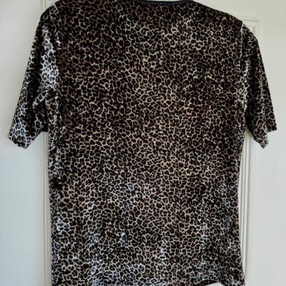 Velvet chic t-shirt leopard pattern - Picture 4 of 5